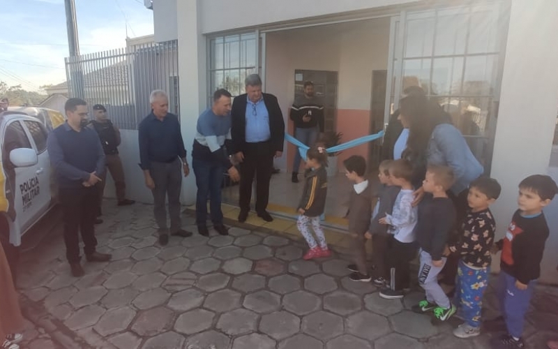 Inauguração oficial da Escola Municipal Onésimo Juraszek