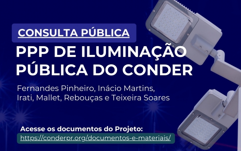 Consulta pública referente a modernização do parque de iluminação pública do Munícipio de Mallet